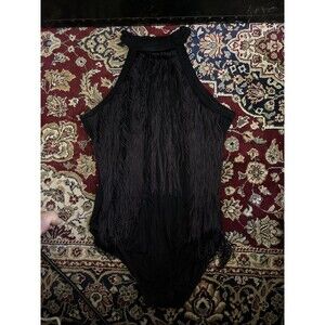Western Fringe Bodysuit. Size Medium Women's